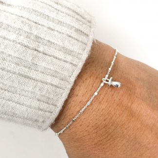 Pulsera regalo embarazada chupete cadena