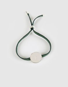 Pulsera personalizada Elástica medalla Grande y Mediana