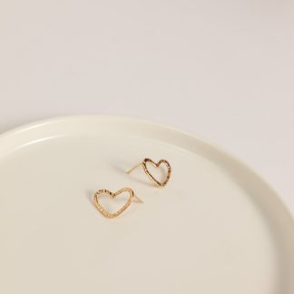 Pendientes Corazón Martelé