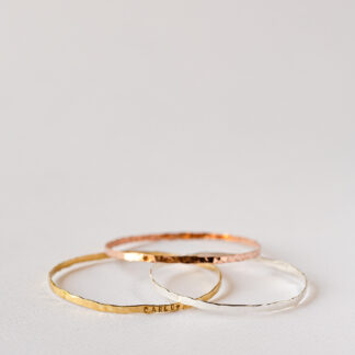 Brazalete Martelé personalizado